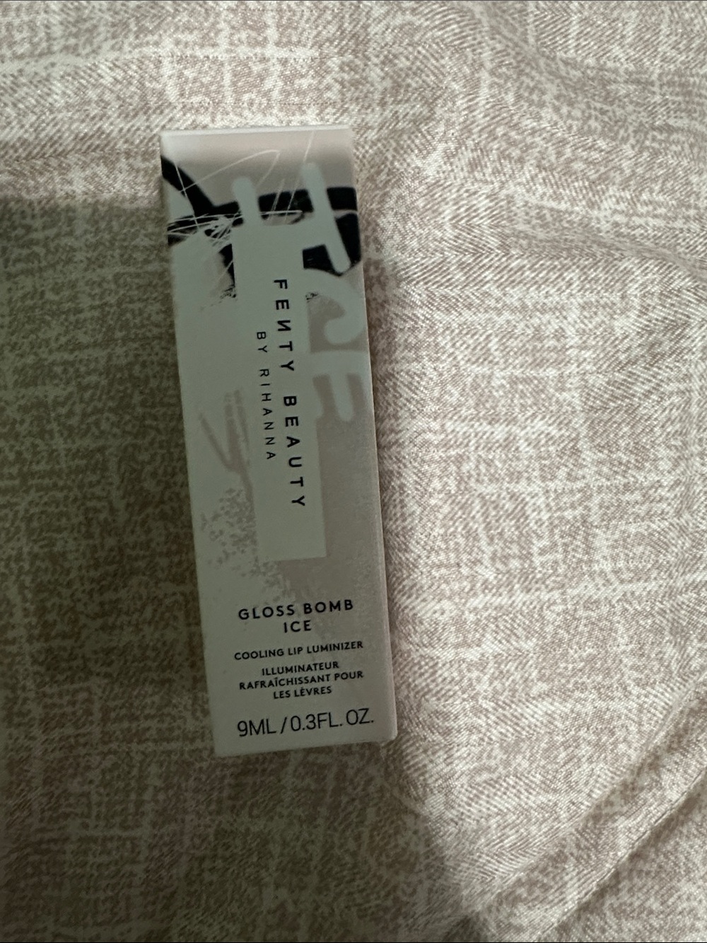 Fenty Beauty Gloss Bomb Ice - Clear Iridescent Lip Luminizer Cold Heart’d